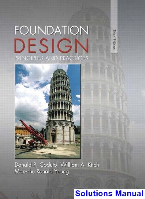 Principles Of Foundation Design Solutions Manual Epub