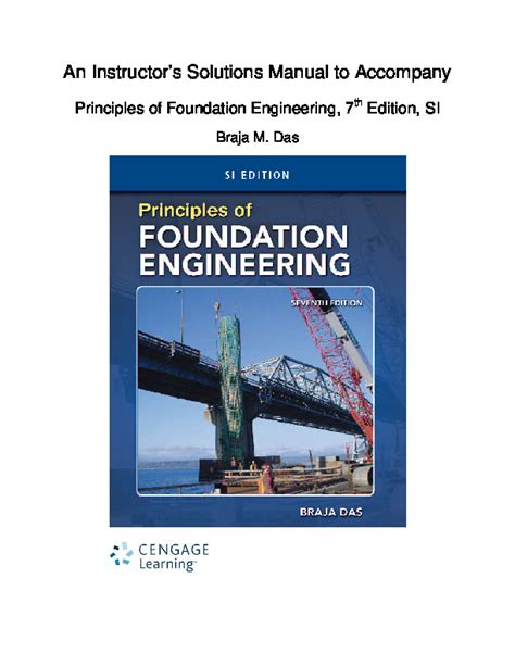 Principles Of Foundation Engineering 7th Edition Solution Manual Pdf Reader