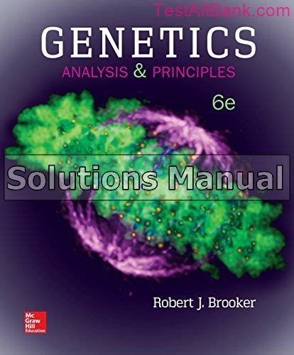 Principles Of Genetics 6th Edition Solution Manual Ebook PDF