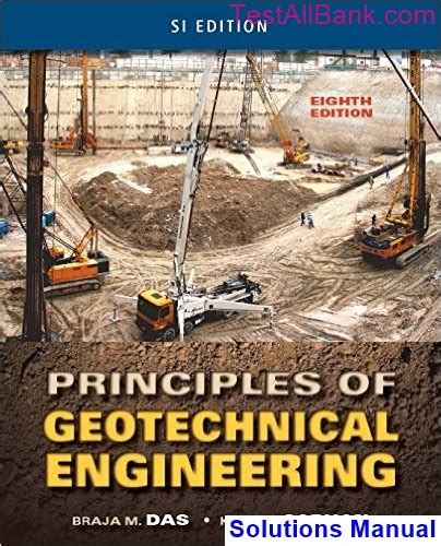 Principles Of Geotechnical Engineering 8th Edition Solutions PDF