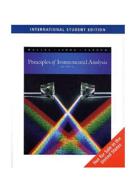 Principles Of Instrumental Analysis Solution Kindle Editon