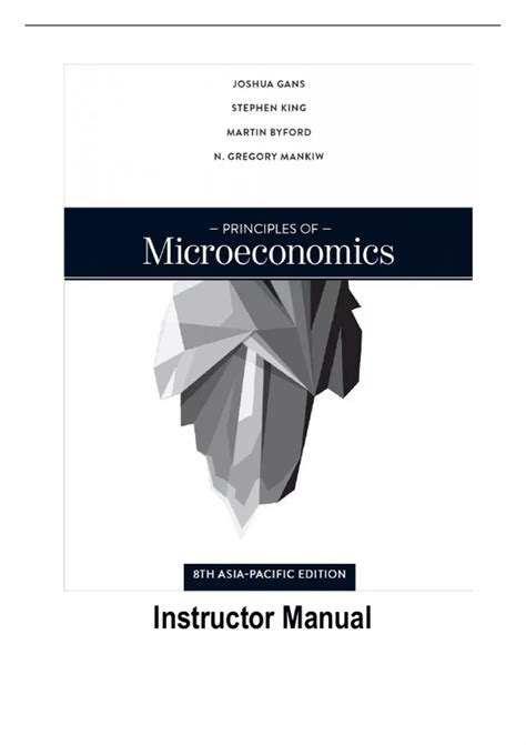 Principles Of Microeconomics Mankiw Solution Manual PDF