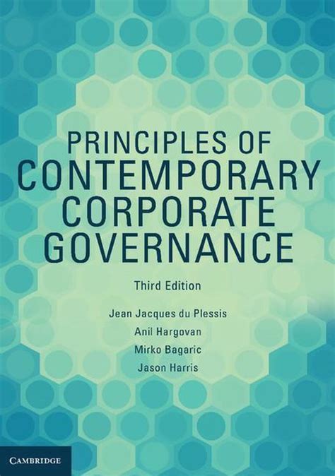 Principles of Contemporary Corporate Governance Ebook Doc