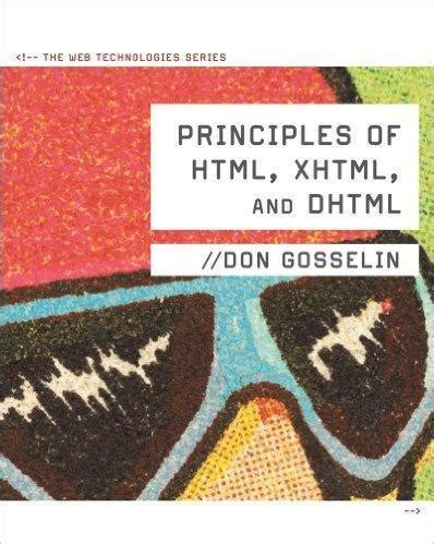 Principles of HTML, XHTML, and DHTML Ebook Epub