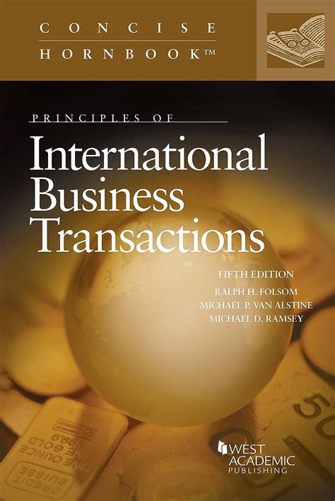 Principles of International Business Transactions Concise Hornbook Series Epub