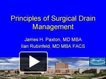 Principles of Surgical Management PDF