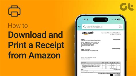 Print Receipt from Amazon Mobile App: A Game-Changer for Effortless Shopping