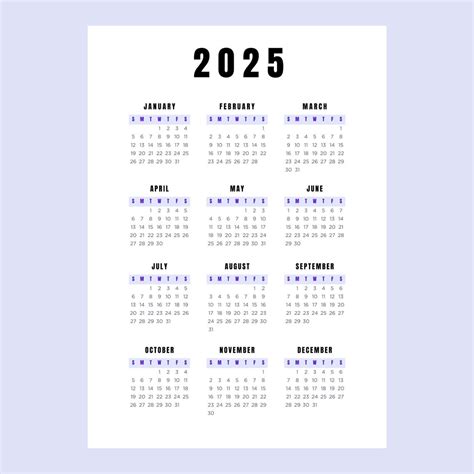 Printable 2016 12 Month Calendar On One Page