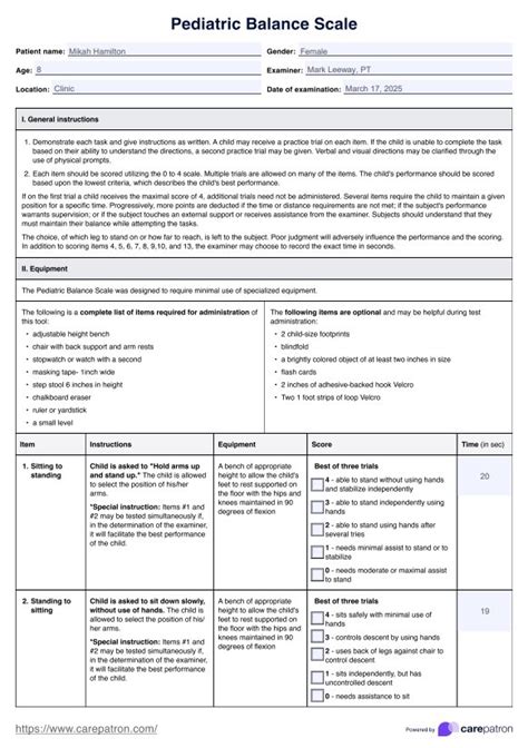 Printable Balance Scale