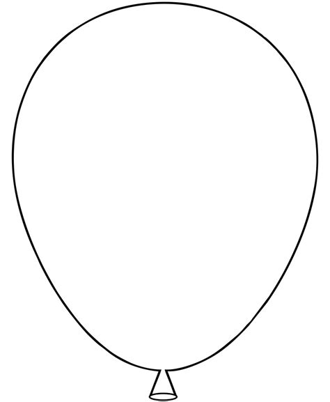Printable Balloon Template