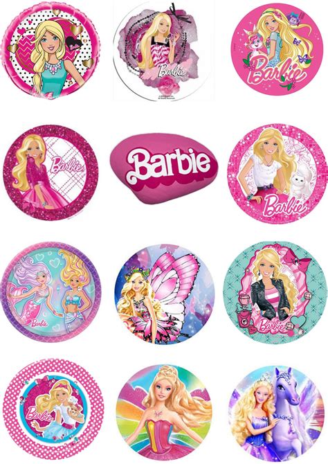 Printable Barbie Stickers