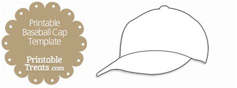 Printable Baseball Cap Template