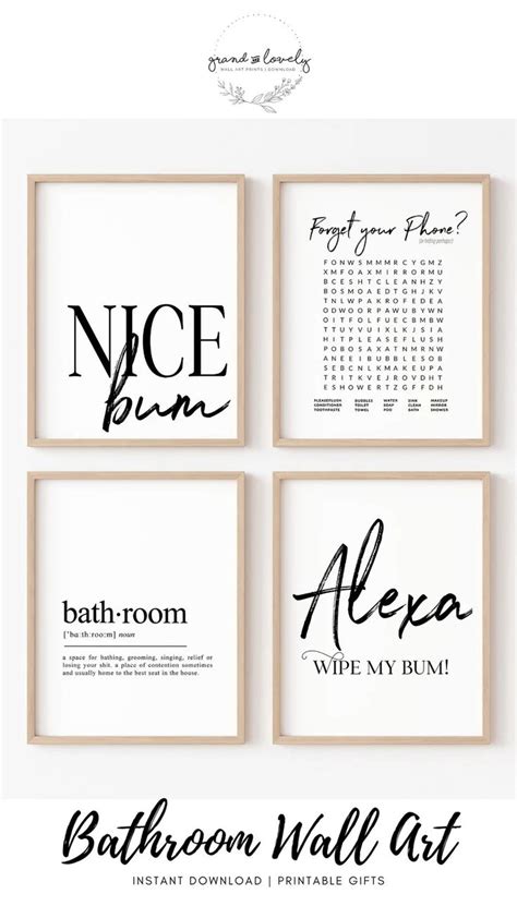 Printable Bathroom Prints