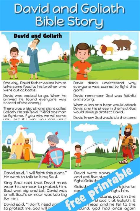 Printable Bible Stories For Kids