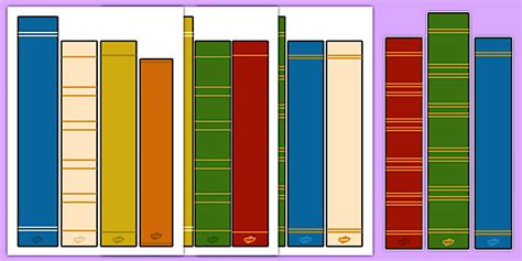 Printable Book Spines