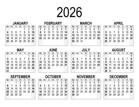 Printable Calandar With Days Of The Week On It