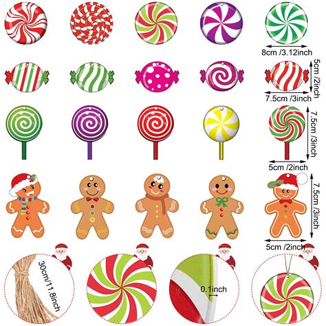 Printable Candy For Gingerbread House