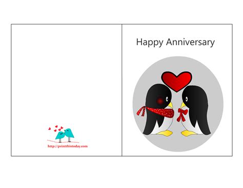Printable Cards For Anniversary