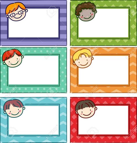 Printable Childrens Name Tags