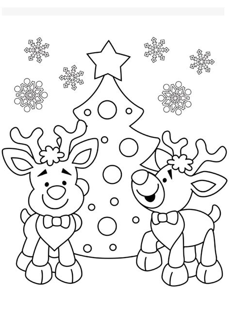 Printable Christmas Coloring Pages For Preschool
