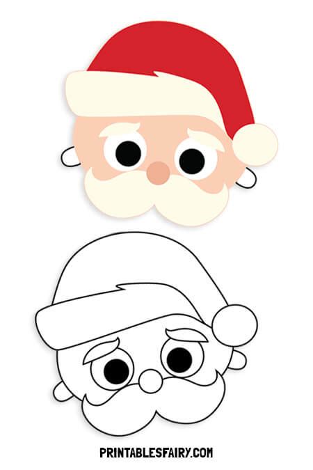 Printable Christmas Masks