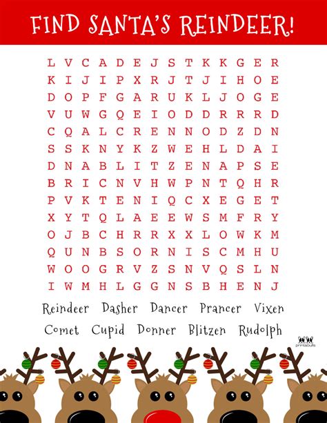 Printable Christmas Word Search