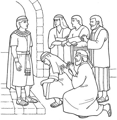 Printable Coloring Pages Of Joseph And His Brothers