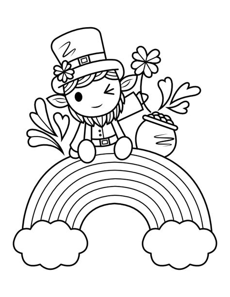 Printable Coloring Pages Of Leprechauns