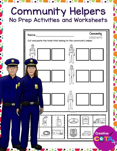 Printable Community Helpers Preschool Activities