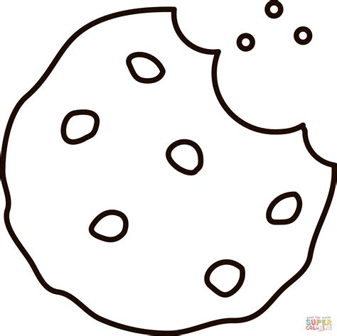 Printable Cookie Coloring Pages