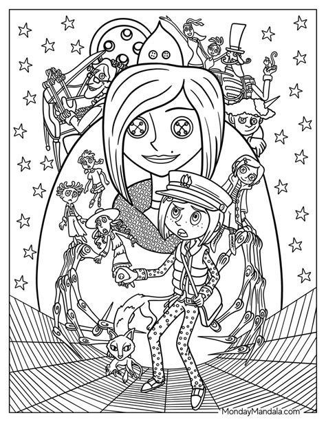 Printable Coraline Coloring Pages