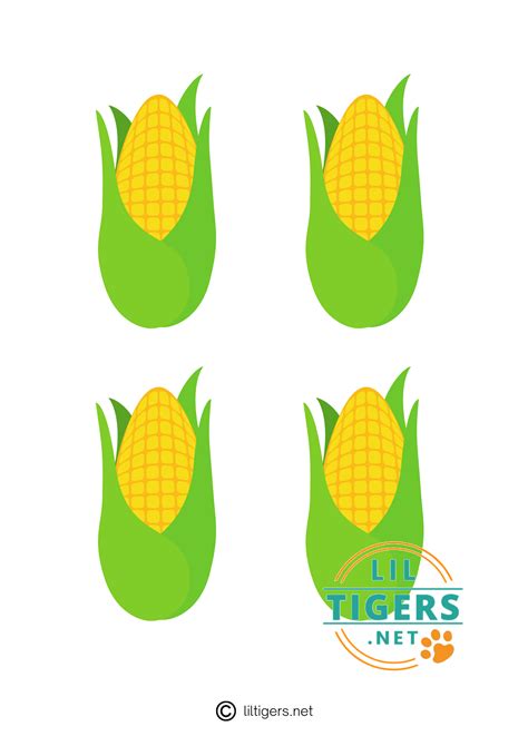 Printable Corn Template