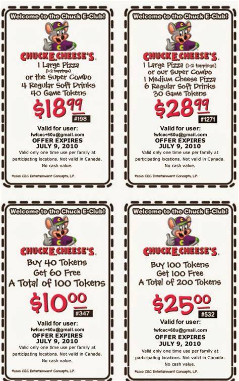 Printable Coupons For Chuck E Cheese Florida 2016
