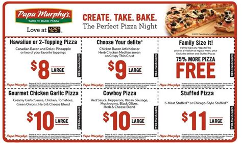Printable Coupons For Papa Murphy's