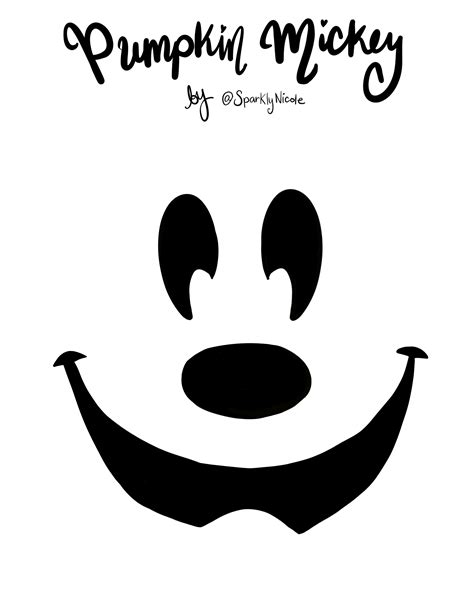 Printable Disney Pumpkin Stencils