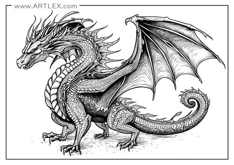 Printable Dragon Pictures