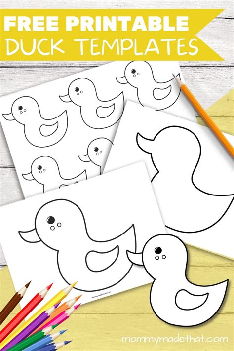 Printable Duck Template