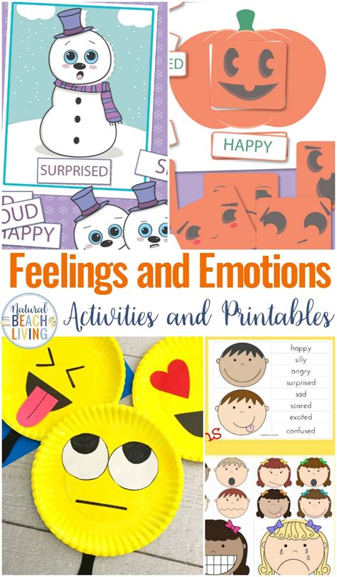 Printable Emotions Activities For Preschoolers