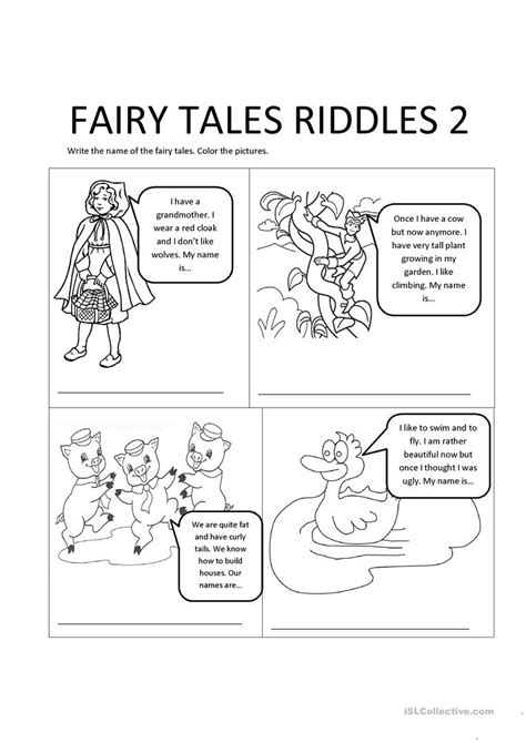 Printable Fairy Tales