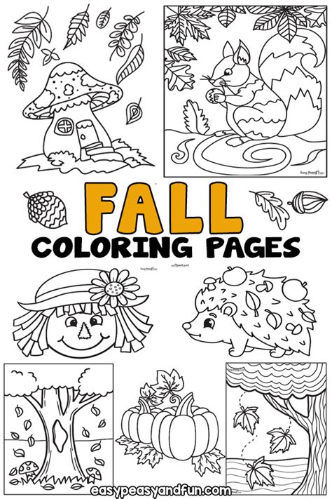 Printable Fall Coloring Pages