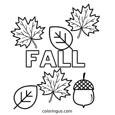 Printable Fall Coloring Pages Free
