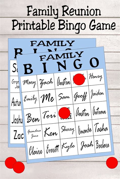Printable Family Games