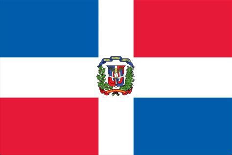 Printable Flag Of Dominican Republic