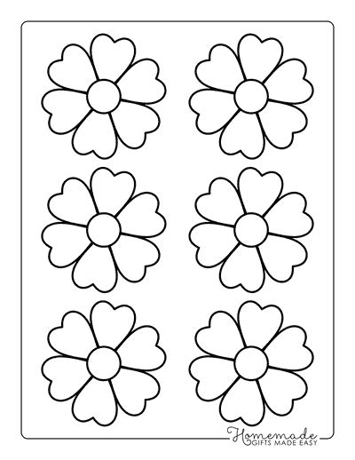 Printable Flowers To Cut Out