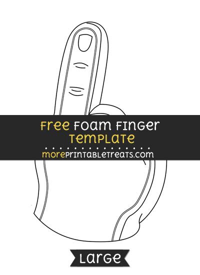 Printable Foam Finger