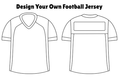 Printable Football Jersey Template
