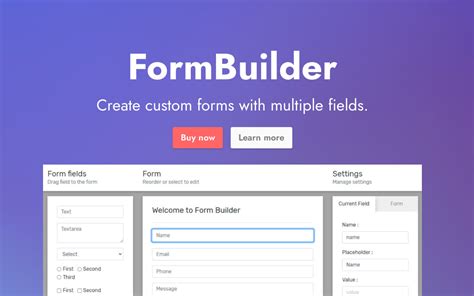 Printable Form Builder