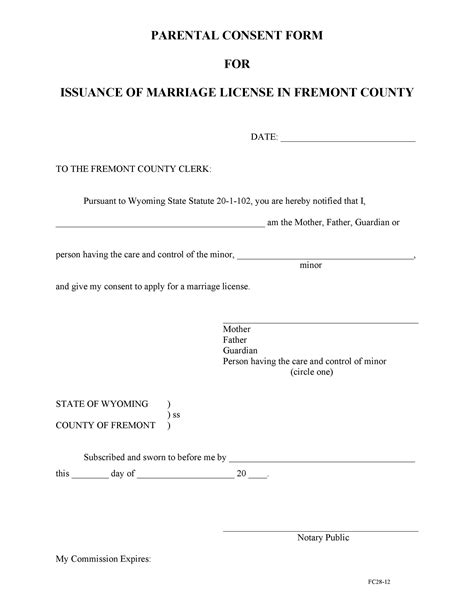 Printable Forms A Parent To Move To Another State
