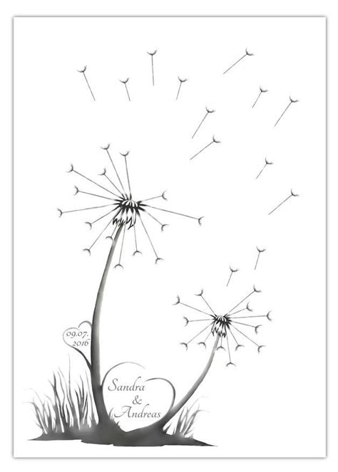 Printable Free Thumbprint Dandelion Template