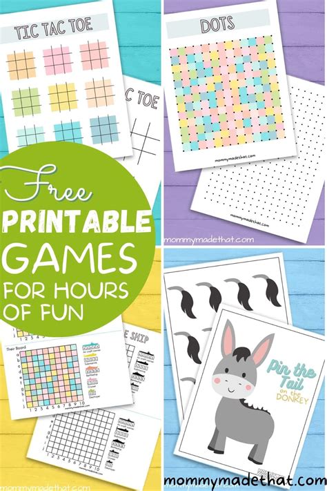 Printable Gamesheets